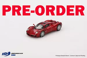 (Pre-ordine) Modellino auto BBR 1:64 Pagani Utopia Dubai rosso pressofuso - Foto 1 di 5