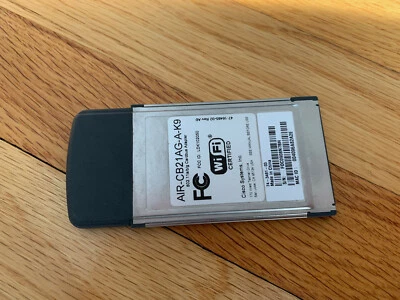 Cisco Systems (AIR-CB21AG-A-K9) 802.11a/b/g Wireless Adapter - Image 1 of 2