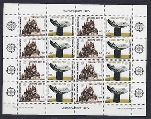 Greece 1651/52 ZD Miniature Sheet CEPT 1987 (MNH) - Picture 1 of 1