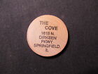 Springfield, Illinois Wooden Nickel Token- The Cove Wooden Nickel Drink Coin- V2