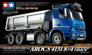 Tamiya 56366 - 1:14 RC MB Arocs 4151 Kipper 8x4 - New - Picture 1 of 1