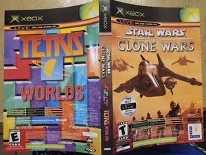 Star Wars: The Clone Wars / Tetris Worlds Online Edition Combo (Microsoft Xbox, - Picture 1 of 2