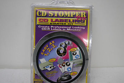AVERY CD STOMPER PRO LABELING KIT With LABELS BRAND NEW LABEL APPLICATOR • 10.99$