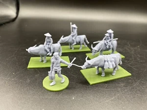 28mm, 3D Printed, Vietnam War, Vietnamese Water Buffalo, Bolt Action (5) - Picture 1 of 7
