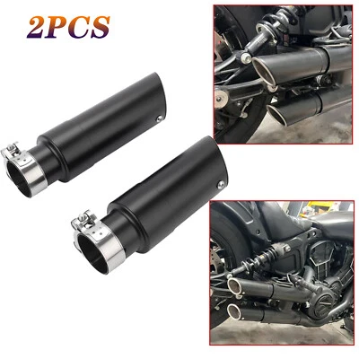 Kit de tubos silenciadores de cola de escape para Indian Scout Sixty Rogue Bobber 2015-24 2025 Foto 1 de 4
