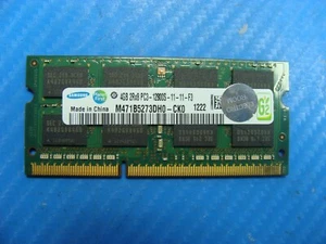 Sager Clevo NP9150 Samsung 4GB PC3-12800S Memory RAM SO-DIMM M471B5273DH0-CK0 - Picture 1 of 2