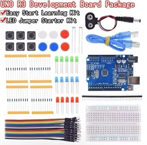 Starter Kit For UNO R3 Mini Breadboard LED- Arduino DIY Kit School Education Lab - Picture 1 of 6