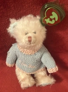 Ty Beanie Babys Baby I Love Mom rosa Bär mit Gelenken 8 Zoll Dachbodenschätze 2001 - Bild 1 von 9