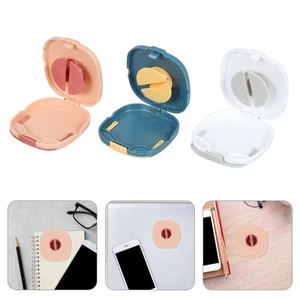 3 Pcs Data Cable Storage Box Travel Retractable Cord Organizer Phone - Afbeelding 1 van 12