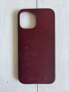 Sun Case iPhone 12 Pro Max Leder Rot/Braun - Bild 1 von 2