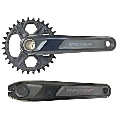 Juego de bielas Shimano Deore M6100 1X MTB (se adapta a 142 mm y 148 mm) 1x12 velocidad 32t 175 mm Foto 1 de 4