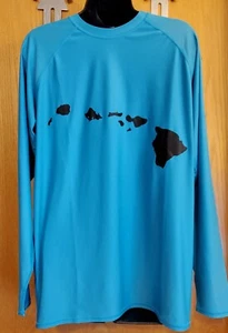 Seahawaii Monkskin Watershirt lunga Slv surf adulto M isole tartarughe marine acqua teal - Foto 1 di 14