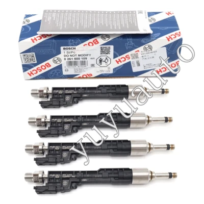 4x 0261500109 Inyectores de combustible para BMW X3 X5 X6 550 2,0 L 13647597870 Foto 1 de 4