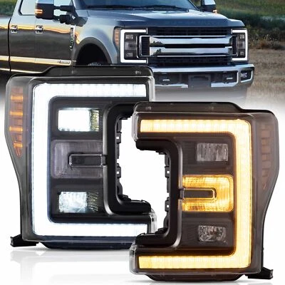 Faros LED VLAND 17-19 para Ford F250 F350 F450 F550 Super Duty delanteros diestros+derechos Foto 1 de 4