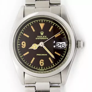 Vintage Rolex OysterDate Precision Winding 6694 Original 557 Bracelet 34mm Watch - Picture 1 of 14