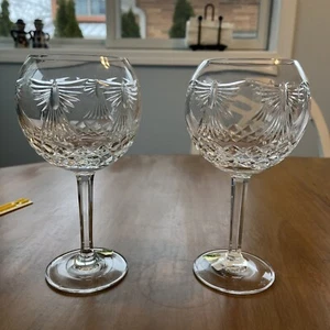 WATERFORD CRYSTAL MILLENIUM PEACE BALLOON HOCK GOBLET 8" TOASTING GOBLET - Picture 1 of 6