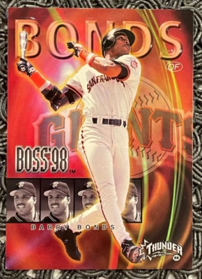 1998 Skybox Circa Thunder - Boss #2 B Barry Bonds - Image 1 of 2