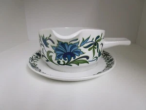 Midwinter Spanish Garden Gravy/Sauce Boat And Saucer. Mid Century design. - Picture 1 of 5