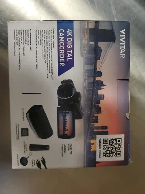 Vivitar DVR4K-BLK Compact Camcorder - Black - Image 1 of 3