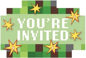 16 Army Birthday Party Invitations Lot of 2 Packs Camo Stars B-Day Seals Sticker - Picture 1 of 3