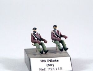 1/72 PJ PRODUCTIONS US PILOTS SEATED IN A/C (50s)