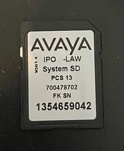 Avaya IP Office 500 V2 SD Card 8.1 T1 PRI Essential Edition Voicemail - Picture 1 of 2