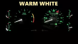 Dash Gauge Cluster LED Dashboard Bulbs Warm White For 87 93 Ford Mustang - Picture 1 of 2