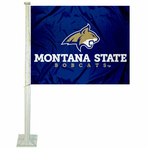 Montana State Bobcats Car Auto Window Flag Cover