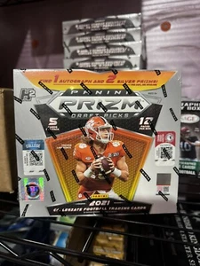 2021 Panini Prizm Draft Picks Football H2 Hybrid Hobby Factory Sealed Box - Picture 1 of 1