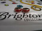 brighton Merry Christmas red spacer charm lot of 2