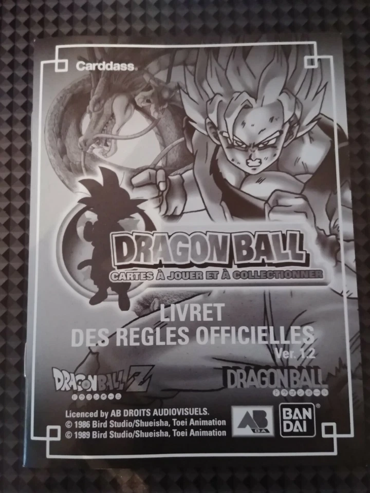 Livret des règle version 1.2 cartes jouer collectionner DRAGON BALL Z Card jcc - Photo 1/1
