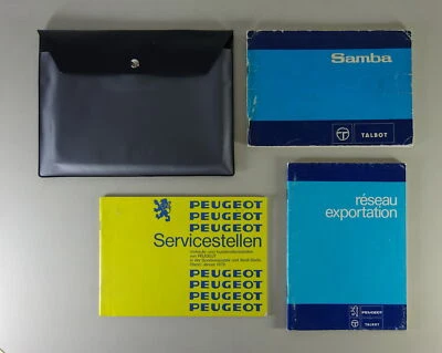 Cartella + Manuale D'uso / Guida Talbot Samba Stand 09/1981 - Immagine 1 di 3