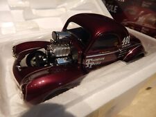 RARE  1 of 600 1/18 1941 Willys  Gasser "Thompson & Poole" in Maroon by ACME #2