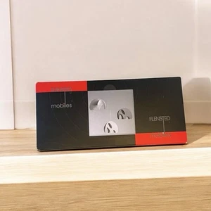 FLENSTED Mobiles Elefanten schwarz & weiß dänisch Modernist Kinderzimmer Kunst NEU - Bild 1 von 8