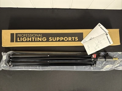 Manfrotto 1052BAC Light Stands Compact Aluminum Stackable New Open Box - Imagem 1 de 4