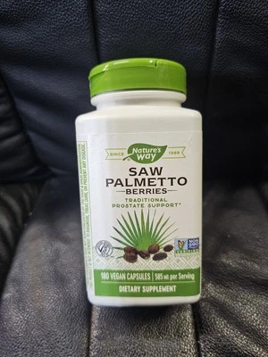 Nature's Way Saw Palmetto Berries 180 cápsulas EXP:11/28 Foto 1 de 2