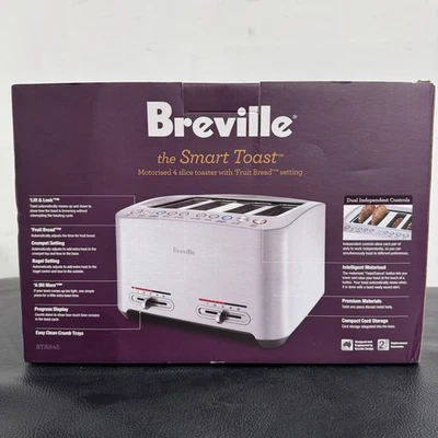 Breville the Smart Toast 4 Slice Toaster - Brushed Stainless Steel - image 1 of 3