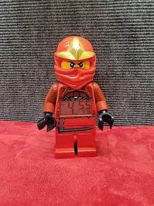 2012 LEGO NINJAGO--KAI RED NINJA WARRIOR ALARM CLOCK FIGURE (LOOK) - Picture 1 of 5