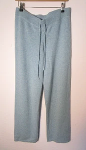 Juicy Couture M Turquoise 100% Cashmere Trousers Joggers - Picture 1 of 4