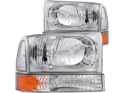 Juego de faros para Ford F350 Super Duty 1999-2004 2000 2001 2002 2003 VF926ZV Foto 1 de 4