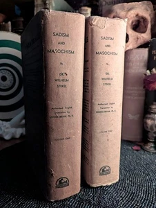 1939 Stekel Sadism & Masochism – Rare Antique Freudian Abnormal Psychology Book - Picture 1 of 23