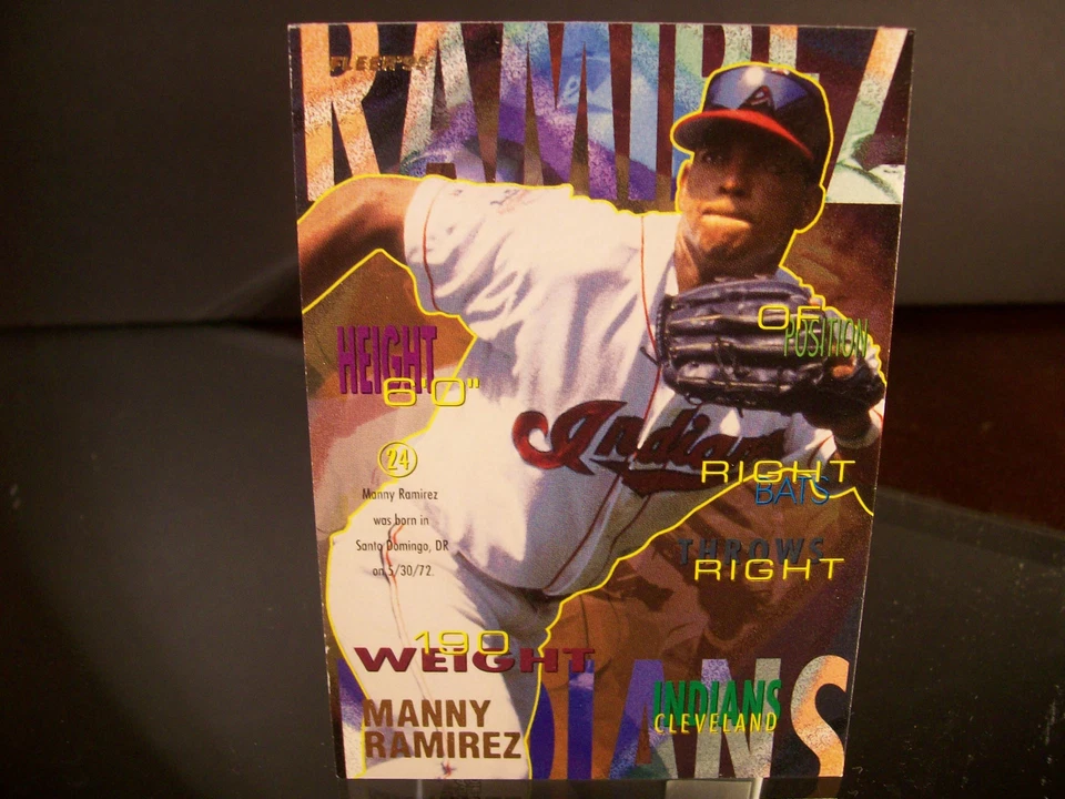 Rare Manny Ramirez Fleer Card #145 Cleveland Indians 1994 MLB Baseball - Image 1 of 1