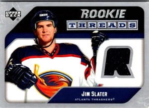 2005-06 Upper Deck Rookie Threads Jim Slater #RT-JS - Picture 1 of 2