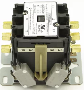 CN-PBC303-24V-22 DEFINITE PURPOSE CONTACTOR 30AMP 3POLE 24V COIL 30/40 FLA RES - Picture 1 of 3