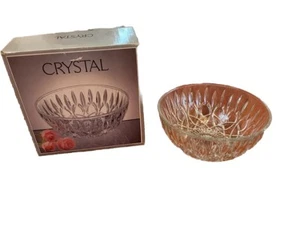 Crystal Bowl Serving Piece Ashtray Trinket Dish Alco Industries Number 0652 - Picture 1 of 1