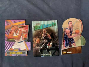 Clyde Drexler 1997 Topps Finest Ballhawks Uncommon #51 in Lot of 3 RARE Inserts