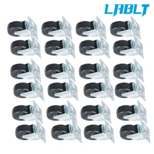 LABLT 24 PIEZAS 2" Ruedas Giratorias Base de Goma con Cojinete de Placa Superior - Imagen 1 de 8