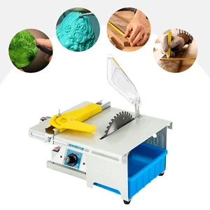 Gem Polishing Grinding Machine Mini Table Rock Saw Jewelry Lapidary Equipment - Picture 1 of 19