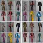 Wholesale Lot of Sari Silk Kimono Indian Women Wear Dress Bohemian Robe Gown