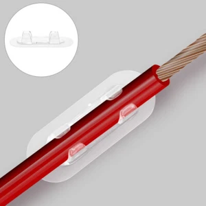 10 Pcs Drahtfixierer Kabelhalter Für Den Schreibtisch Kabelmanagement-Kit - Photo 1/12